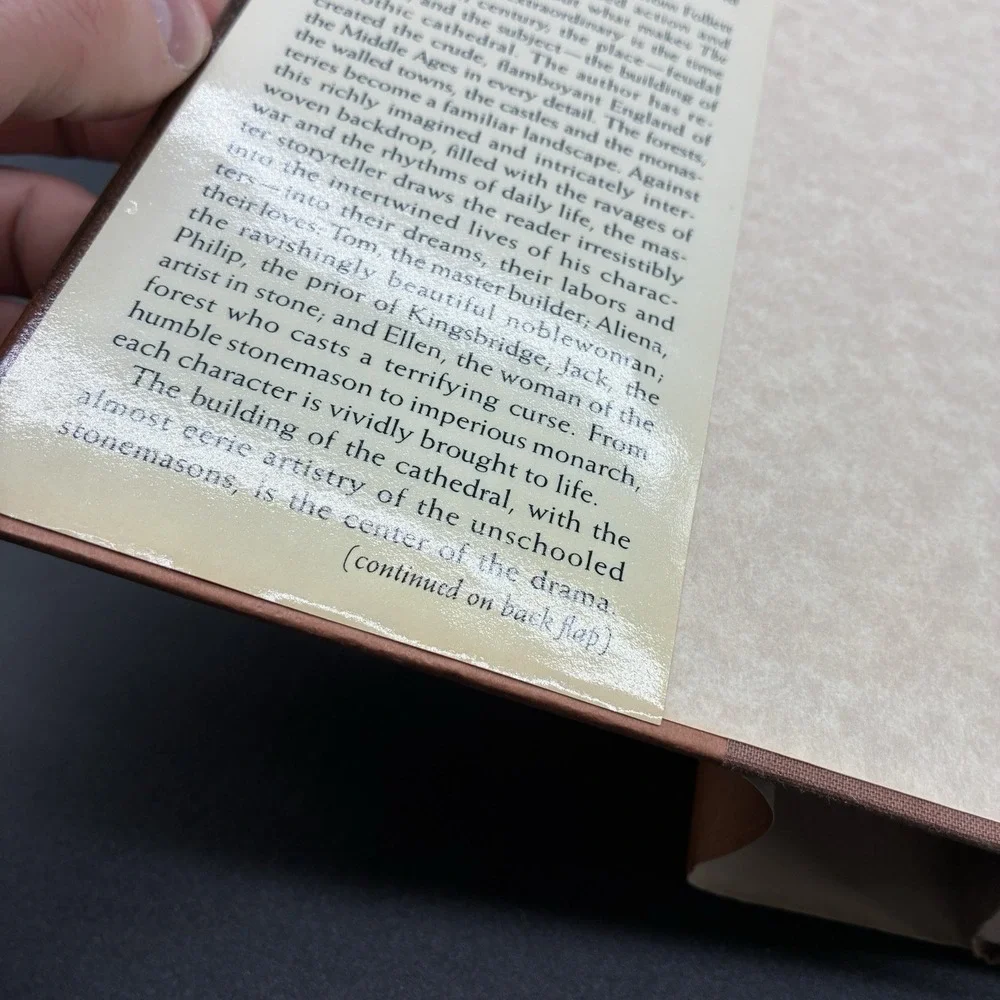 The Pillars of the Earth Ken Follett 1st Edition 1st Print HC‎ DJ 1989